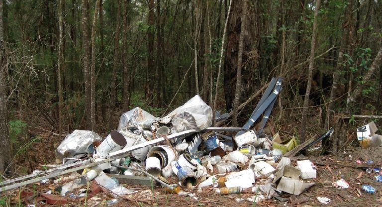 Rubbish dumped in Redland City - Moreton Bay