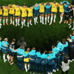 Matildas on the field