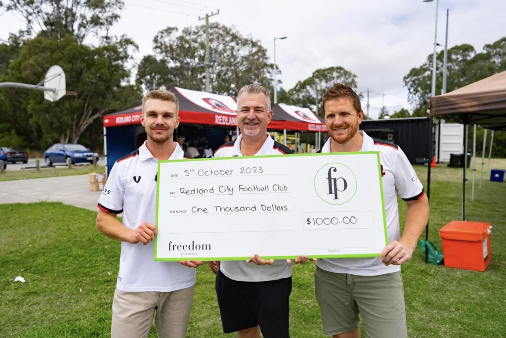 Redland City Football Club Secures $1,000 Grant from Freedom Communities Program