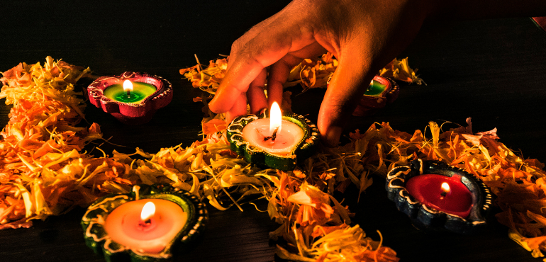 Metro South Health staff embrace the joy of Diwali