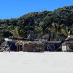 Priyanka Chopra Films on North Stradbroke Beach