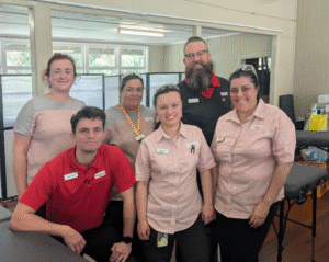 op-up team at the new facility