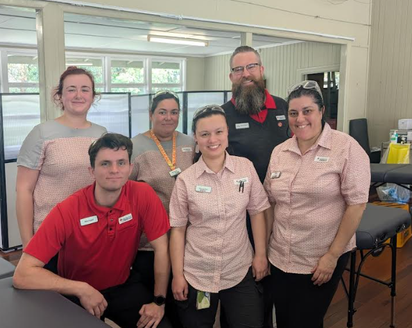 op-up team at the new facility