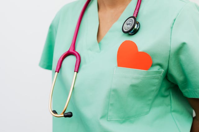 https://www.pexels.com/photo/part-of-a-person-with-a-stethoscope-5207102/